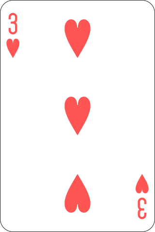 Three of Hearts